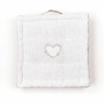 Floor cushion - TODAY - CHARME - Slub x Chambray x Constance Embroidery - 40 x 40 x 10 cm - Image 4
