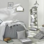 Polochon Cushion - TODAY - CHARME - Dark Grey Capucine Print - 45 x 15 cm - Image 4