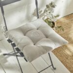 Quilted seat - TODAY - CHARME - Chambray x Petite Broderie Berenice - 40 x 40 cm
