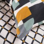 Bedding set - TODAY - Sunshine - 2 people - 240x260cm - Natural cotton - Check print - Image 3