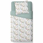 TODAY Kids First 1.15 Children's bed set - 1 person - Duvet cover 140 x 200 and 1 pillowcase 63 x 63 cm - White print - Image 2