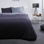 TODAY Cotton bed set 2 people - 240x260 cm - Bicolor gray Noa