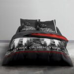 TODAY Cotton bed set 2 people - 220x240 cm - Clem red print - Image 3
