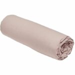 TODAY ESSENTIAL TODAY DRAP - 90 x 190 cm - 1 person - 100% UNE cotton - Sand pink - Image 2