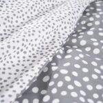 TODAY bed set - duvet cover 140x200 + 2 pillowcases 63x63 - 1 person - FUNNY2.6 - Gray - Image 3