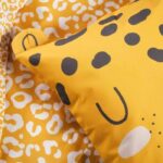 TODAY Funny children's bedding set - 140x200 cm - 100% Cotton - leopard print - Image 2