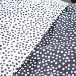 TODAY bed set - duvet cover 140x200 + 2 pillowcases 63x63 - 1 person - FUNNY2.8 - White and black - Image 3