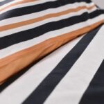 Double bed set -TODAY - 240x200 cm - 100% Cotton - Orange, Black and White - Image 2