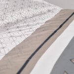 Double bed set -TODAY - 240x200 cm - 100% Cotton - Beige, Black and White - Image 2