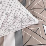 Double bed set -TODAY - 240x200 cm - 100% Cotton - Beige, Black and White - Image 3