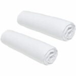Set of 2 sheets covers today essential - 160 x 200 cm - 2 people - 100% cotton - chalk