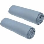 Set of 2 Teday Essential Curses - 160 x 200 cm - 2 people - 100% Cotton - Denim