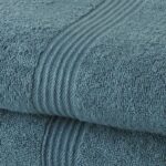 Set of 2 TODAY towels 50x90 cm 100% Cotton - Peacock - Image 2