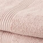 Set of 2 TODAY towels 50x90 cm 100% Cotton - Sand rose - Image 3