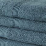 2 TODAY bath towels 50x90 + 2 bath sheets 70x130 cm 100% Cotton - Peacock - Image 2