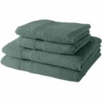 2 TODAY bath towels 50x90 + 2 bath sheets 70x130 cm 100% Cotton - Celadon