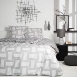 TODAY BEDDING SET - DUVET COVER 220X240 + 2 PILLOWCASES 63X63 - 100% COTTON 57 thread count - SUNSHINE 14.18