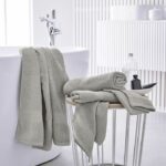 TODAY Essential - Maxi bath sheet 90x150 cm 100% Cotton dune color - Image 3