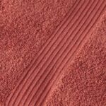 TODAY Essential - Maxi bath sheet 90x150 cm 100% Cotton terracotta color - Image 3
