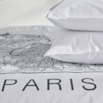 Bedding set - TODAY - JAVA - 2 people - 240x220 cm - Cotton - Paris print - White - Image 2