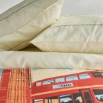 Bedding set - TODAY - JAVA - 2 people - 240x220 cm - Cotton - London print - Off-white - Image 4