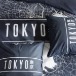 Bedding set - TODAY - JAVA - 2 people - 240x220 cm - Cotton - Tokyo print - Dark blue - Image 4