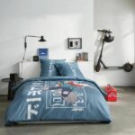 Bedding set - TODAY - JAVA - 2 people - 240x220 cm - Cotton - Japan print - Blue