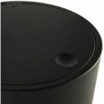 Bathroom trash can - TODAY - UTILITY - 8.5 L - Ø 21 xx H 29 cm - Polypropylene - Black – Bild 2