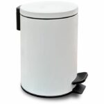 Bathroom trash can - TODAY - UTILITY - 3 L - Ø 17 xx H 25 cm - Polypropylene - Soft White