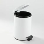 Bathroom trash can - TODAY - UTILITY - 3 L - Ø 17 xx H 25 cm - Polypropylene - Soft White - Image 3