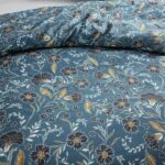 Bedding set - TODAY Crazy - Floral print - 2 people - 220 x 240 cm - Blue - Image 2