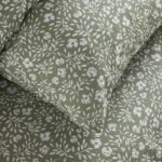 Bedding set - TODAY Crazy - Floral print - 2 people - 220 x 240 cm - Green - Image 3