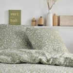 Bedding set - TODAY Crazy - Floral print - 2 people - 220 x 240 cm - Green - Image 4