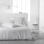 TODAY Essential pillowcase - 63 x 63+5 cm - 100% Plain Cotton - Chalk - Image 2