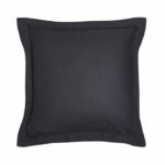 Pillowcase TODAY Essential - 63 x 63+5 cm - 100% UNE cotton - charcoal