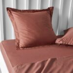 Pillowcase TODAY Essential - 63 x 63+5 cm - 100% UNA cotton - Terracotta - Image 3