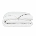 TODAY ESSENTIAL DUYT COVER - 140 x 200 cm - 1 person - 100% UNE cotton - Chalk - Image 3