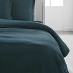 TODAY ESSENTIAL DUYT COVER - 220 x 240 cm - 2 people - 100% UNE cotton - Peacock - Image 3