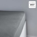 TODAY ESSENTIAL TODAY CHARG - 160 x 200+25 cm - 1 person - 100% Cotton Jersey - Steel - Image 3
