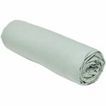 Fitted sheet - TODAY - 160 x 200 cm + 30 cm - Cotton - Organic Celadon - Image 3