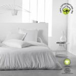 Fitted sheet - TODAY - 180 x 200 cm + 30 cm - Cotton - Organic Chalk - Image 2