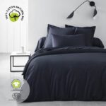 Fitted sheet - TODAY - 180 x 200 cm + 30 cm - Cotton - Organic Navy - Image 2