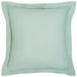 Pillowcase - TODAY - 63 x 63 cm + 5 cm - Cotton - Organic Celadon - Image 4