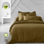 Bedding set - TODAY - 220 x 240 cm - Organic cotton - Bronze - 2 pillowcases included – Bild 2