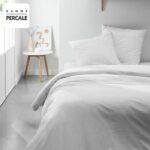 TODAY PRESTIGE TODAY Bed Parliament - 220 x 240 cm - 2 people - 100% percale macramé finish - chalk