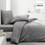 TODAY PRESTIGE TODAY Bed Parliament - 220 x 240 cm - 2 people - 100% percale macramé finish - Steel