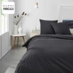 TODAY PRESTIGE TODAY Bed Parliament - 220 x 240 cm - 2 people - 100% percale lace finish - charcoal - Image 2