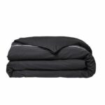 TODAY PRESTIGE TODAY Bed Parliament - 220 x 240 cm - 2 people - 100% percale lace finish - charcoal