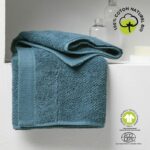 Bath towel - TODAY - 50 x 90 cm - Cotton - Organic Peacock