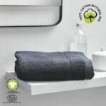Bath towel - TODAY - 70 x 130 cm - Cotton - Organic Charcoal